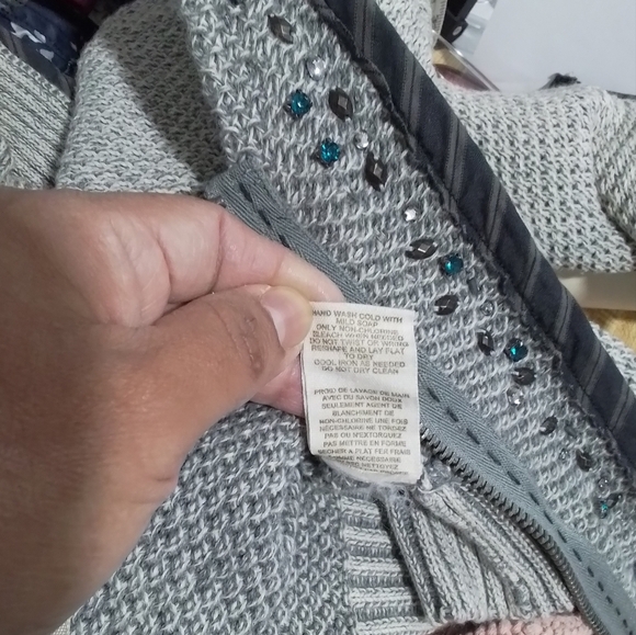 Free People Knit Three-Quarter Sleeve Length Top - Picture 5 of 15